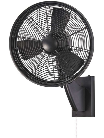 Anywhere - 15 Inch Oscillating Fan in Matte Black.